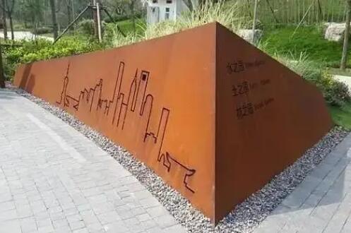 三山耐候钢挡土墙